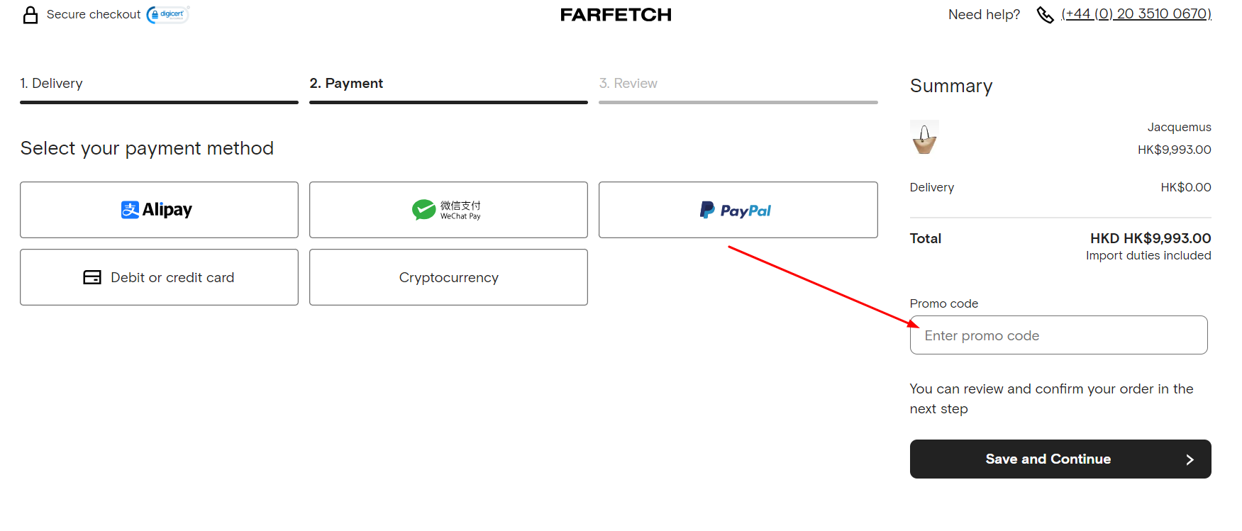 How to Use a FARFETCH Promo Code