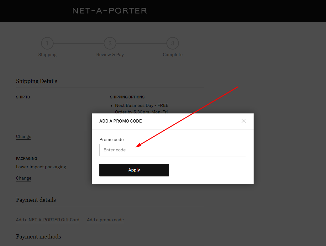 How to Use a NET-A-PORTER Promo Code